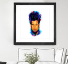 Wayne Static by Ilya Shapko on GIANT ART - blue digital drawing