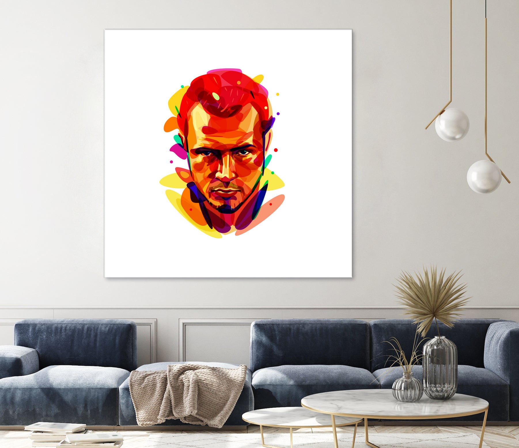 Scott Weiland by Ilya Shapko on GIANT ART - orange digital drawing