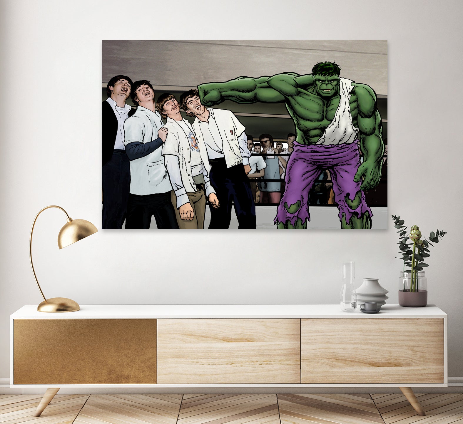 It's A Knockout! by Dan Avenell on GIANT ART - green digital painting