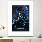 Terminator by Nikita Abakumov on GIANT ART - blue digital painting