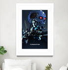 Terminator by Nikita Abakumov on GIANT ART - blue digital painting