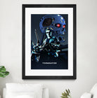 Terminator by Nikita Abakumov on GIANT ART - blue digital painting