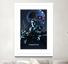 Terminator by Nikita Abakumov on GIANT ART - blue digital painting