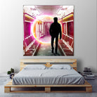 SUBWAY CAR 01 by Vin Zzep on GIANT ART - white digital painting