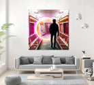 SUBWAY CAR 01 by Vin Zzep on GIANT ART - white digital painting