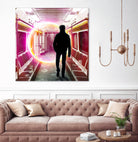 SUBWAY CAR 01 by Vin Zzep on GIANT ART - white digital painting