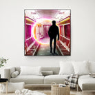 SUBWAY CAR 01 by Vin Zzep on GIANT ART - white digital painting