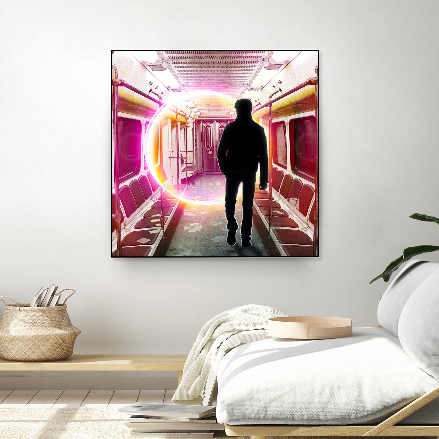 SUBWAY CAR 01 by Vin Zzep on GIANT ART - white digital painting