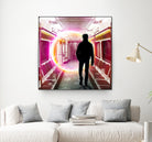 SUBWAY CAR 01 by Vin Zzep on GIANT ART - white digital painting