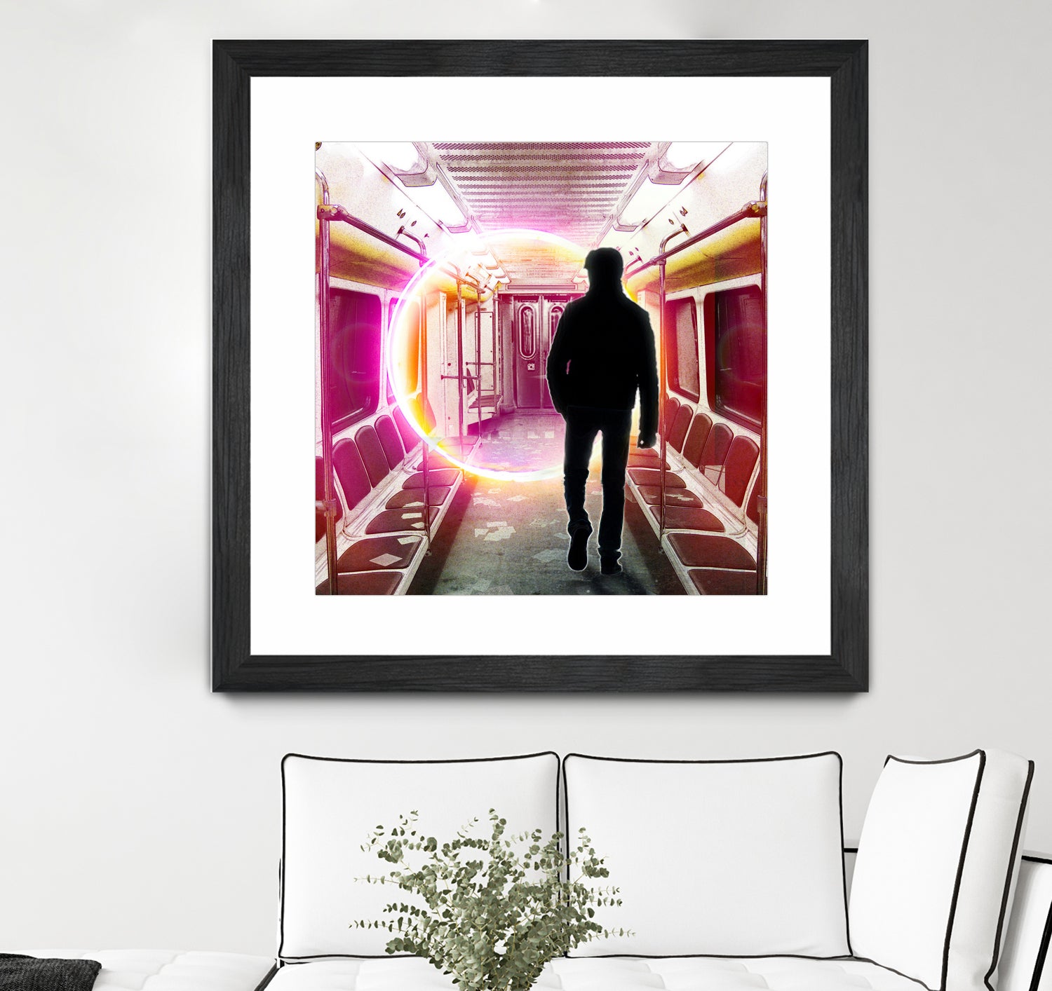 SUBWAY CAR 01 by Vin Zzep on GIANT ART - white digital painting