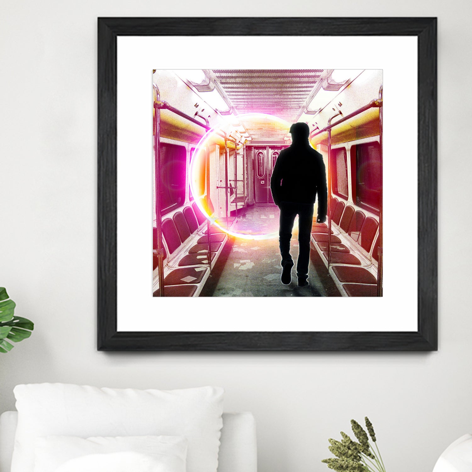 SUBWAY CAR 01 by Vin Zzep on GIANT ART - white digital painting