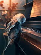 Piano Lesson by Cyril Rolando on GIANT ART - yellow digital painting