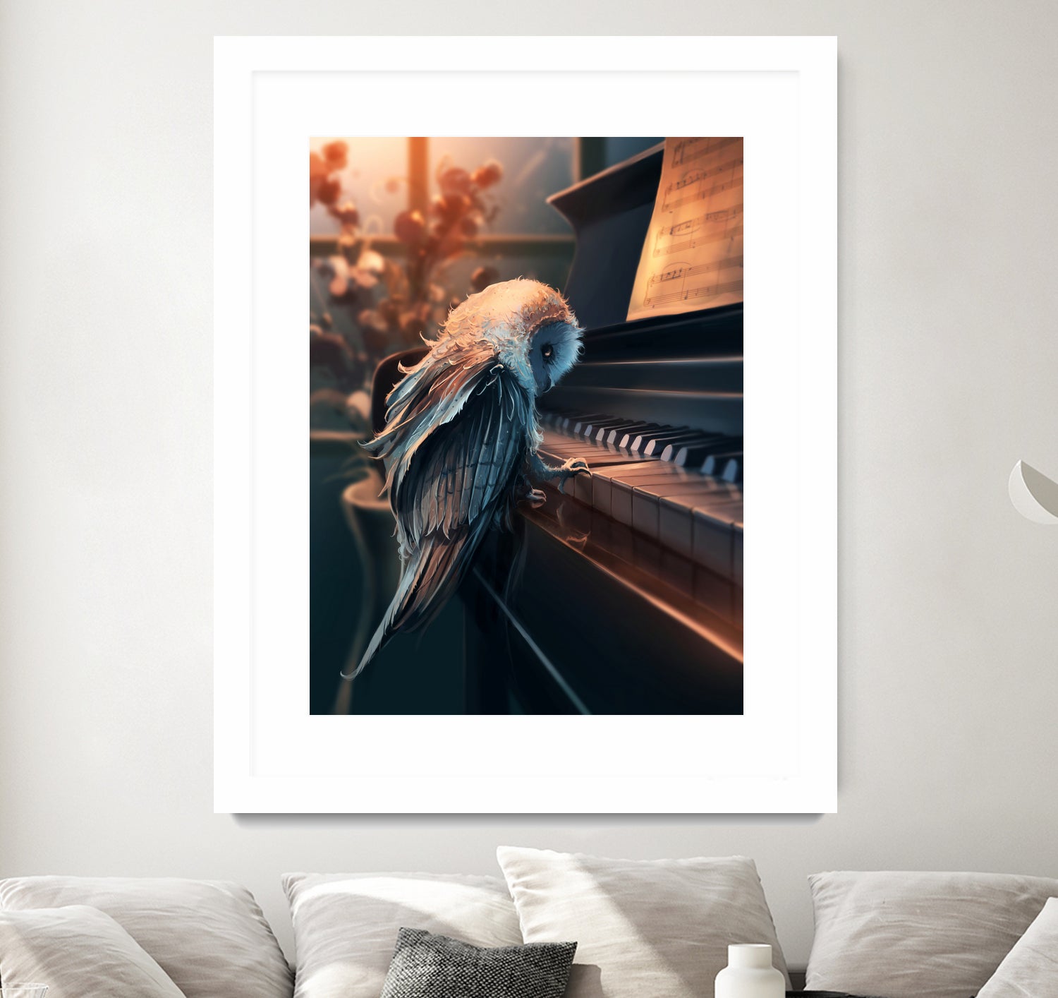 Piano Lesson by Cyril Rolando on GIANT ART - yellow digital painting