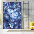 Ursa Major and Ursa Minor by Cristiana Palestini on GIANT ART - blue cartooning