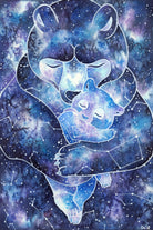 Ursa Major and Ursa Minor by Cristiana Palestini on GIANT ART - blue cartooning