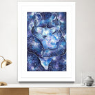 Ursa Major and Ursa Minor by Cristiana Palestini on GIANT ART - blue cartooning