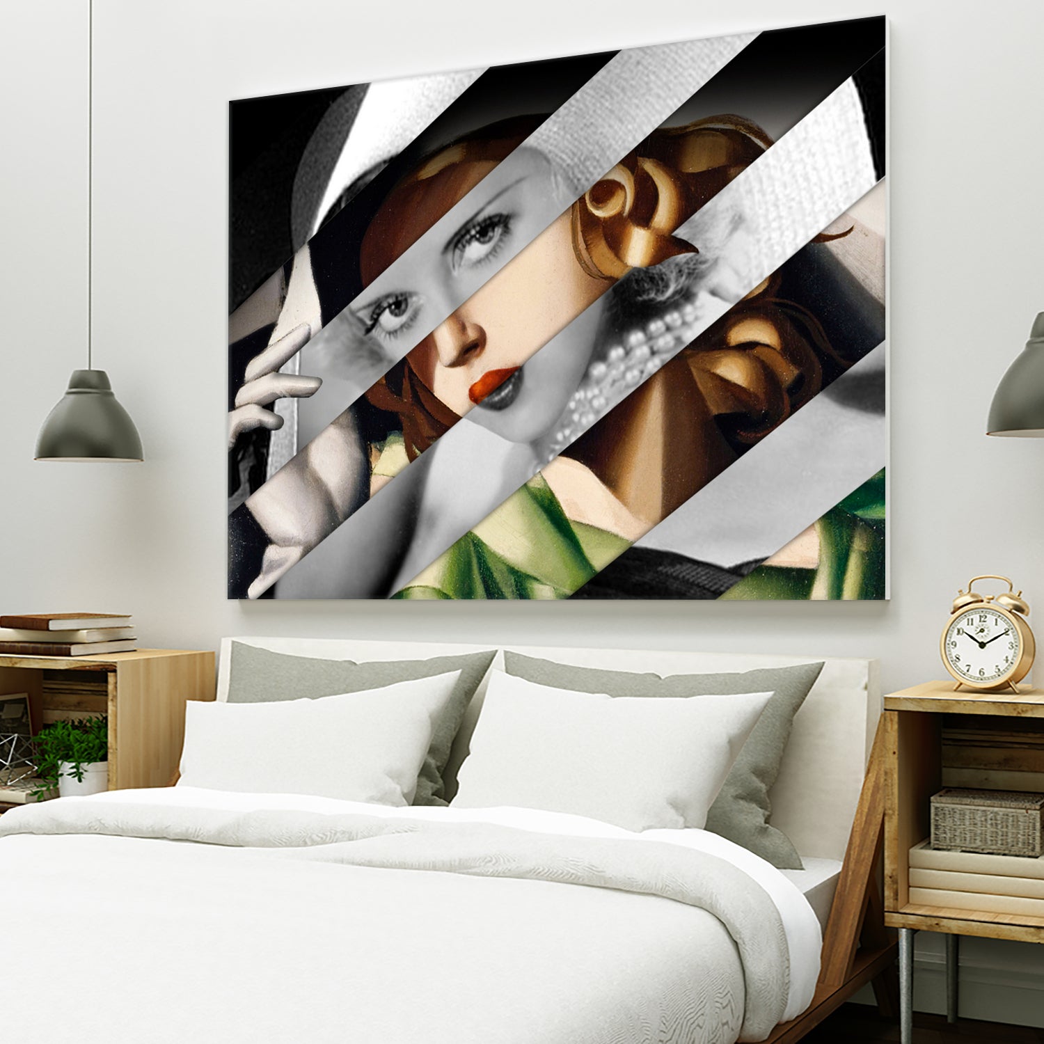 Tamara De Lempicka & Bette Davis by Luigi Tarini on GIANT ART - gray photo manipulation