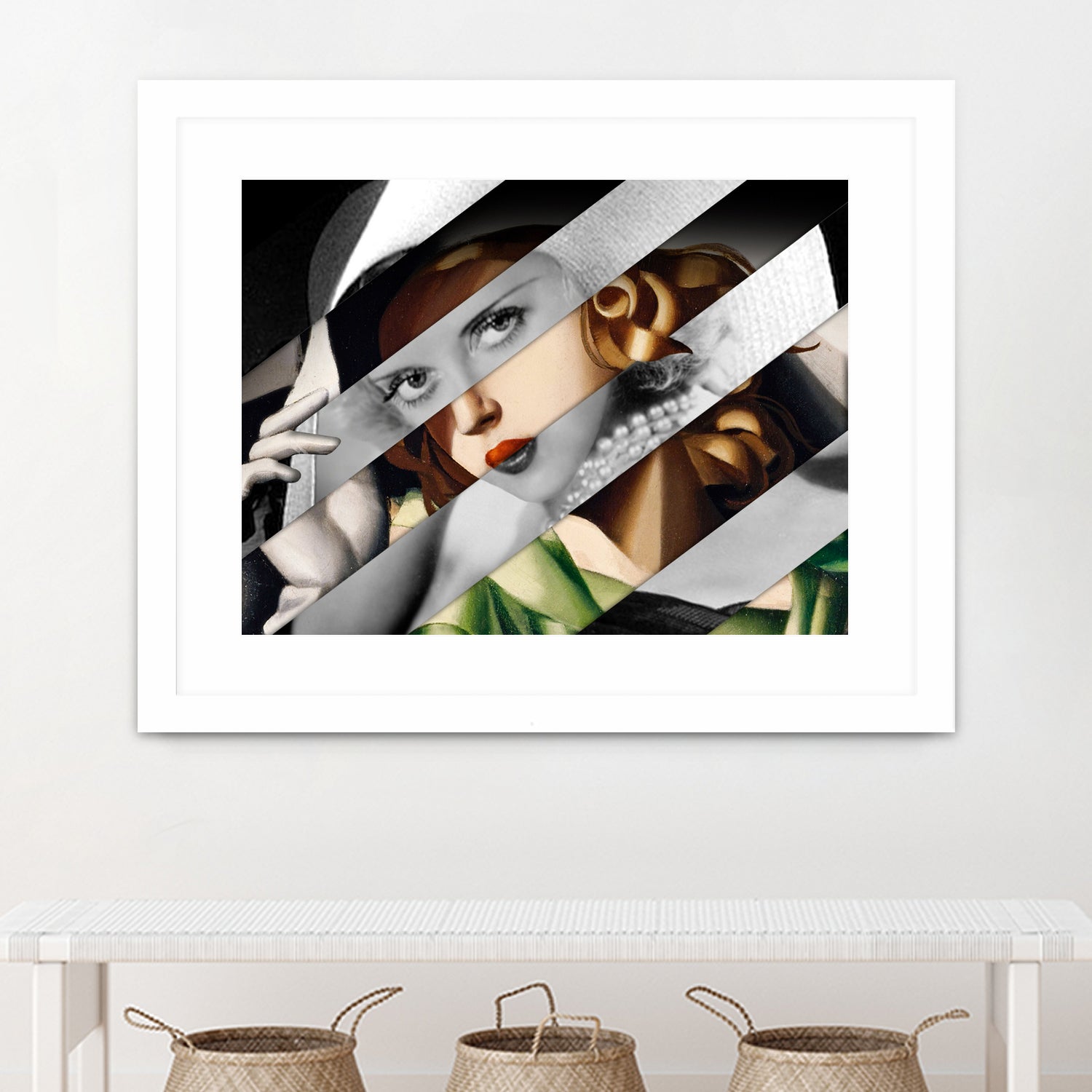 Tamara De Lempicka & Bette Davis by Luigi Tarini on GIANT ART - gray photo manipulation