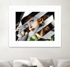 Tamara De Lempicka & Bette Davis by Luigi Tarini on GIANT ART - gray photo manipulation