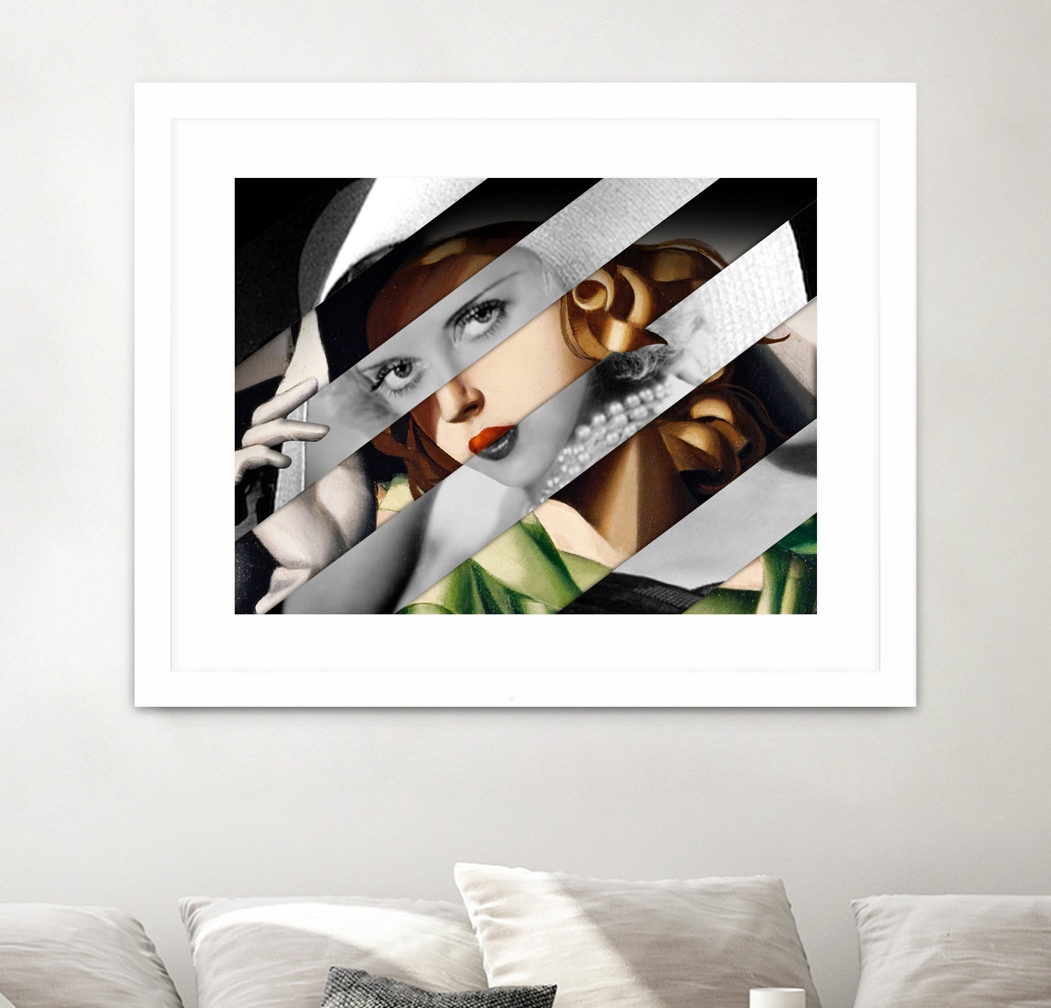 Tamara De Lempicka & Bette Davis by Luigi Tarini on GIANT ART - gray photo manipulation