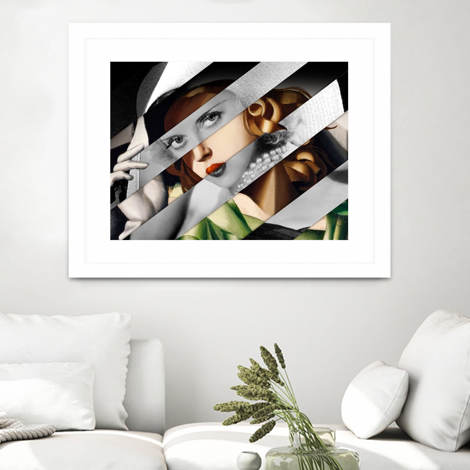 Tamara De Lempicka & Bette Davis by Luigi Tarini on GIANT ART - gray photo manipulation