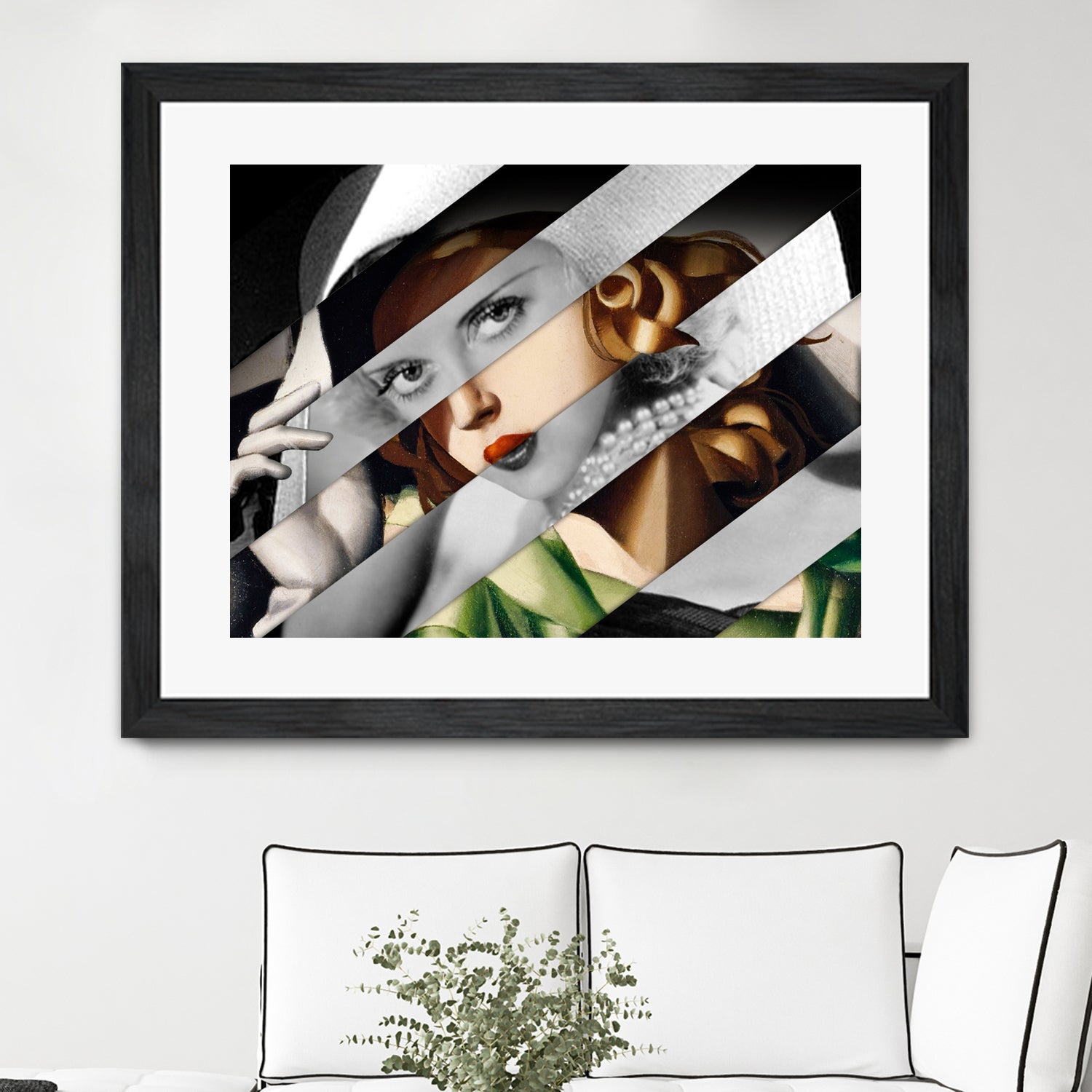 Tamara De Lempicka & Bette Davis by Luigi Tarini on GIANT ART - gray photo manipulation