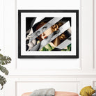 Tamara De Lempicka & Bette Davis by Luigi Tarini on GIANT ART - gray photo manipulation