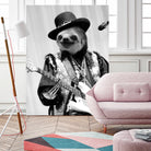 Rockstar Sloth #2 by Luigi Tarini on GIANT ART - gray photo manipulation