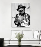 Rockstar Sloth #2 by Luigi Tarini on GIANT ART - gray photo manipulation