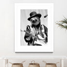 Rockstar Sloth #2 by Luigi Tarini on GIANT ART - gray photo manipulation