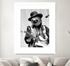 Rockstar Sloth #2 by Luigi Tarini on GIANT ART - gray photo manipulation