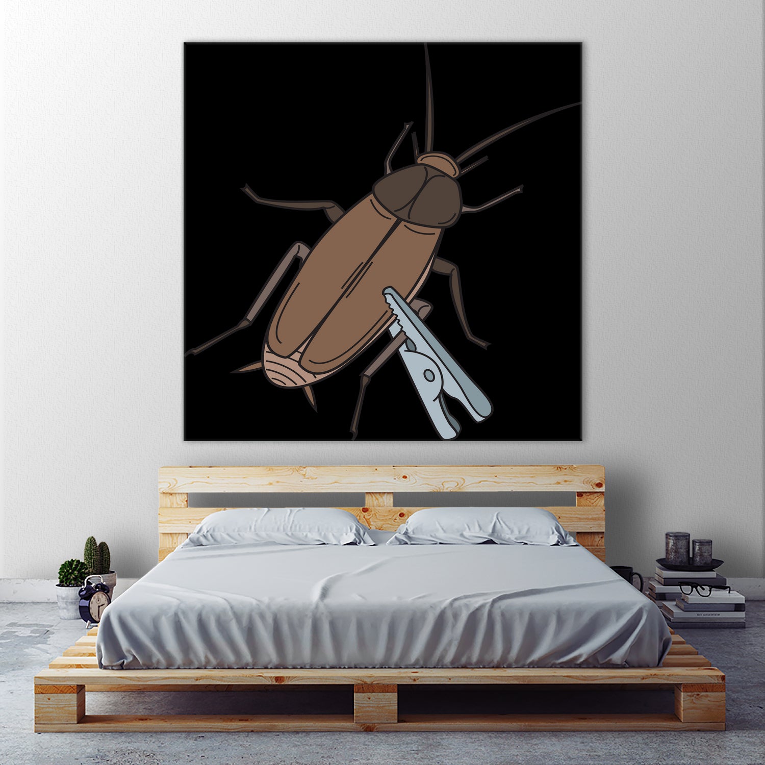 Roach-Clip by Proper Ganders on GIANT ART - brown vector illustration