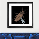 Roach-Clip by Proper Ganders on GIANT ART - brown vector illustration