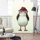 Hipster Porg by Andy Wynn on GIANT ART - red digital painting