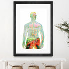 nude man by Sarune Ivoskaite on GIANT ART - orange digital drawing