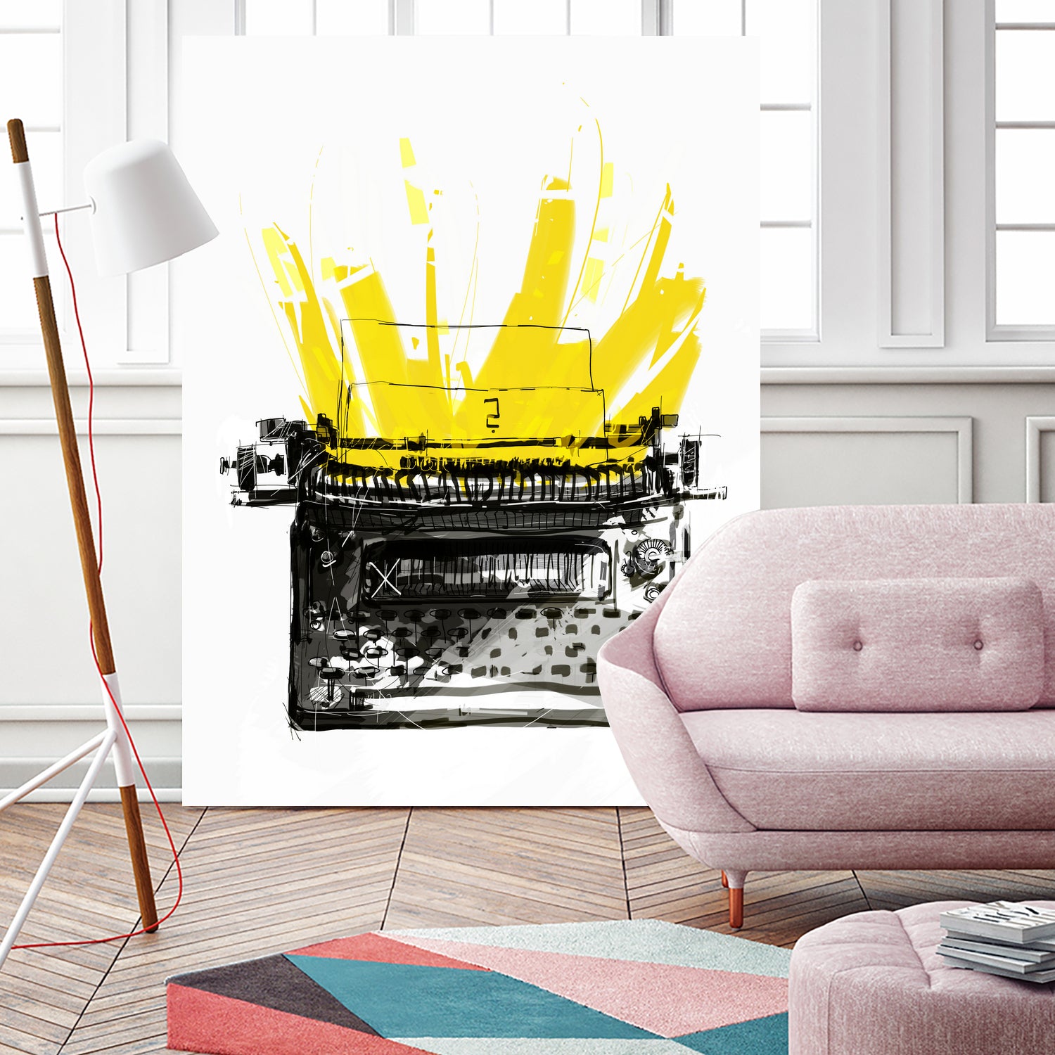 Typewriter by Christopher Paul on GIANT ART - black digital drawing