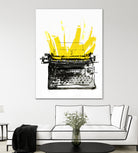 Typewriter by Christopher Paul on GIANT ART - black digital drawing