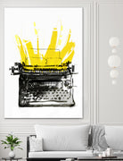 Typewriter by Christopher Paul on GIANT ART - black digital drawing