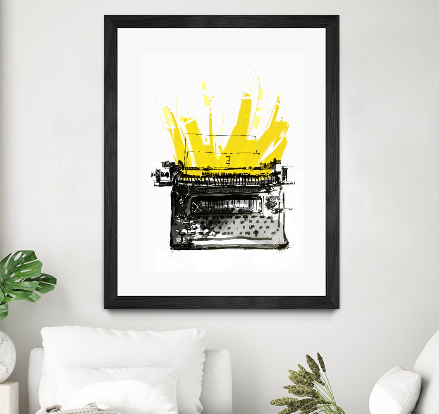 Typewriter by Christopher Paul on GIANT ART - black digital drawing