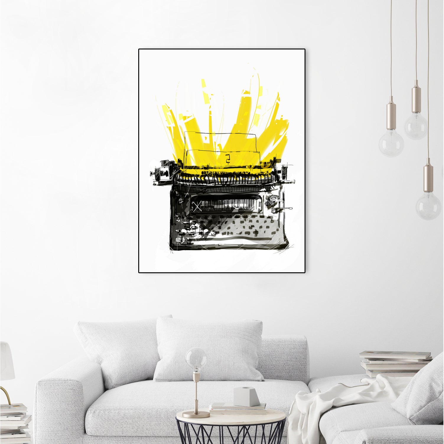 Typewriter by Christopher Paul on GIANT ART - black digital drawing