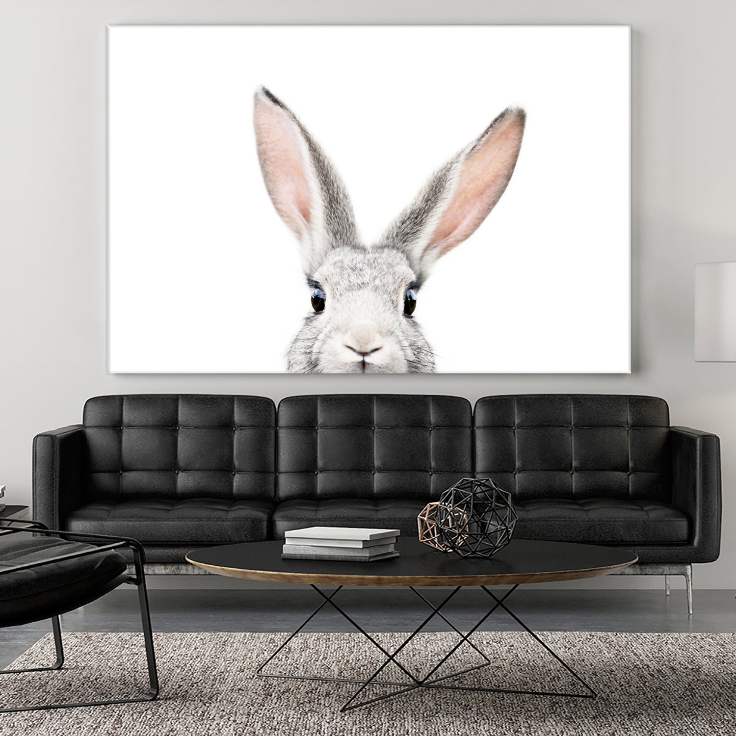 Bunny by Kathrin Pienaar on GIANT ART - gray photo manipulation