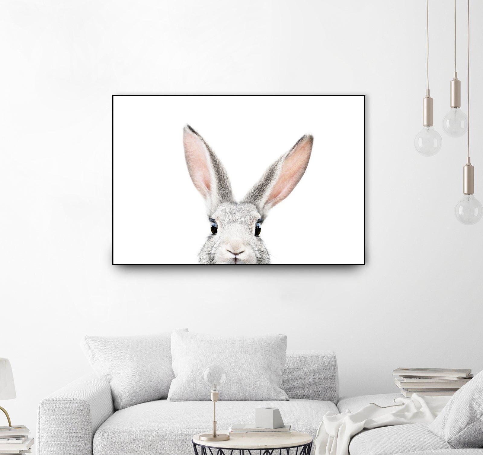 Bunny by Kathrin Pienaar on GIANT ART - gray photo manipulation