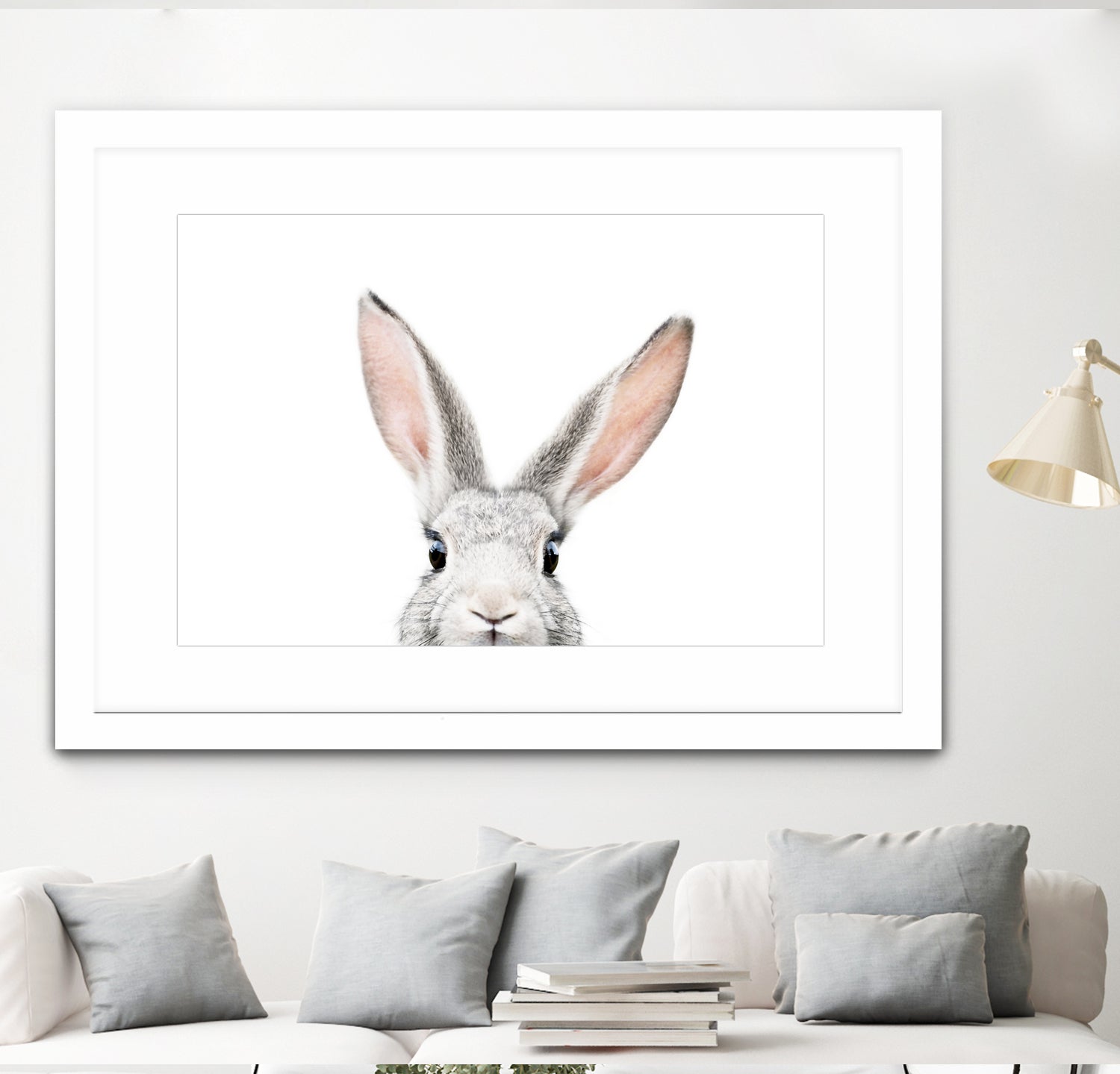 Bunny by Kathrin Pienaar on GIANT ART - gray photo manipulation