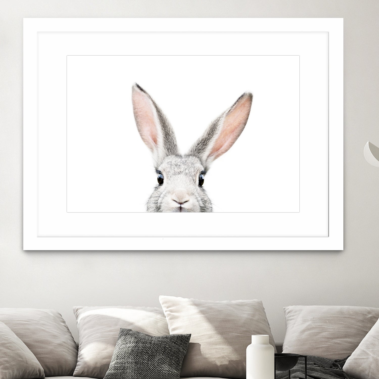 Bunny by Kathrin Pienaar on GIANT ART - gray photo manipulation