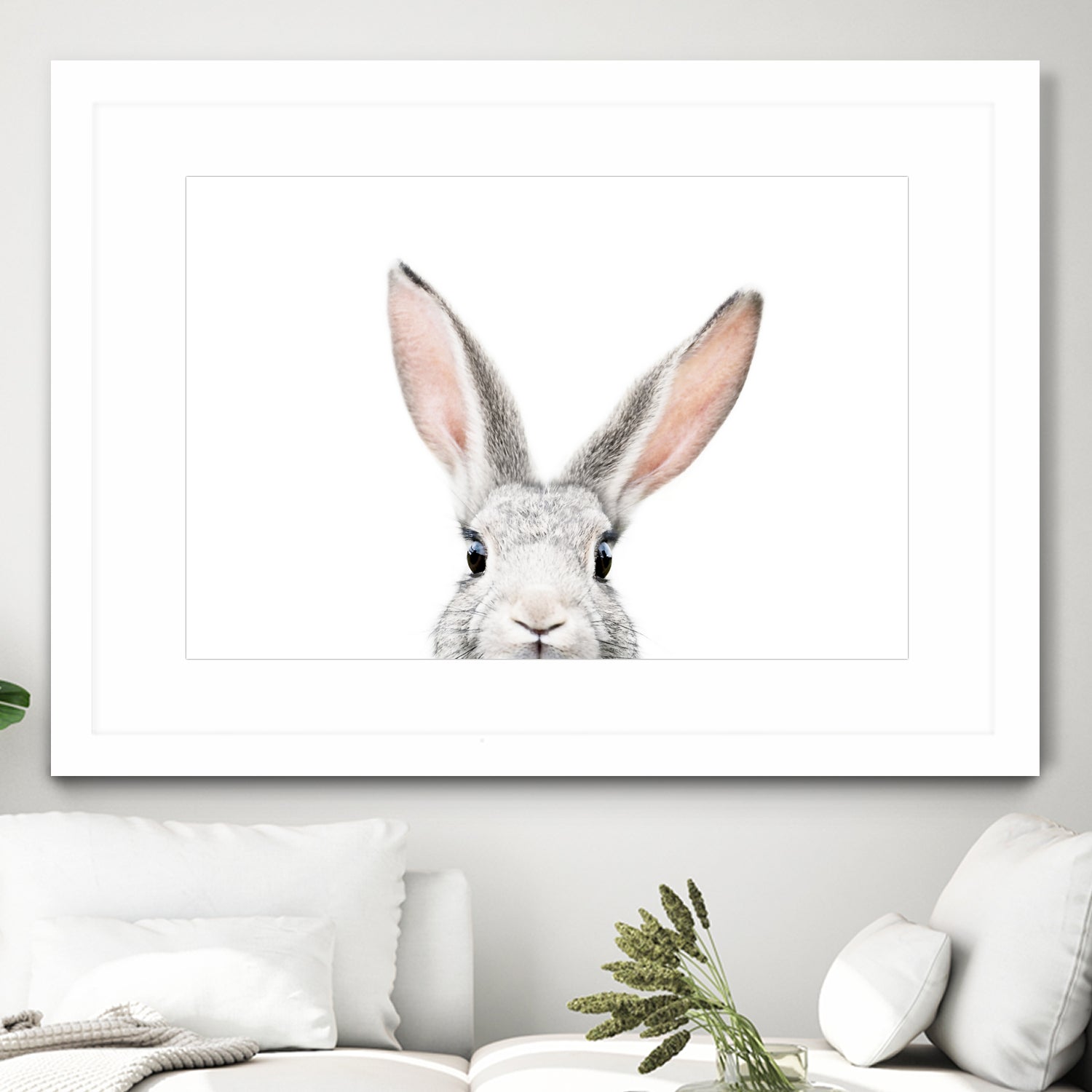 Bunny by Kathrin Pienaar on GIANT ART - gray photo manipulation