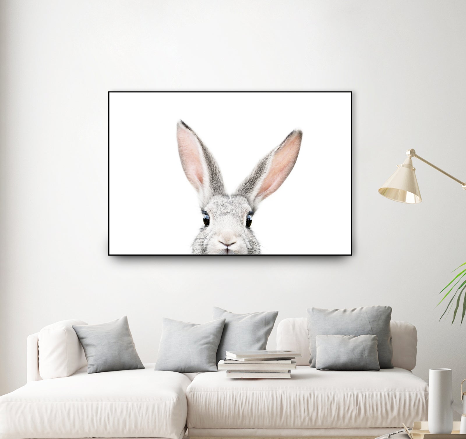 Bunny by Kathrin Pienaar on GIANT ART - gray photo manipulation