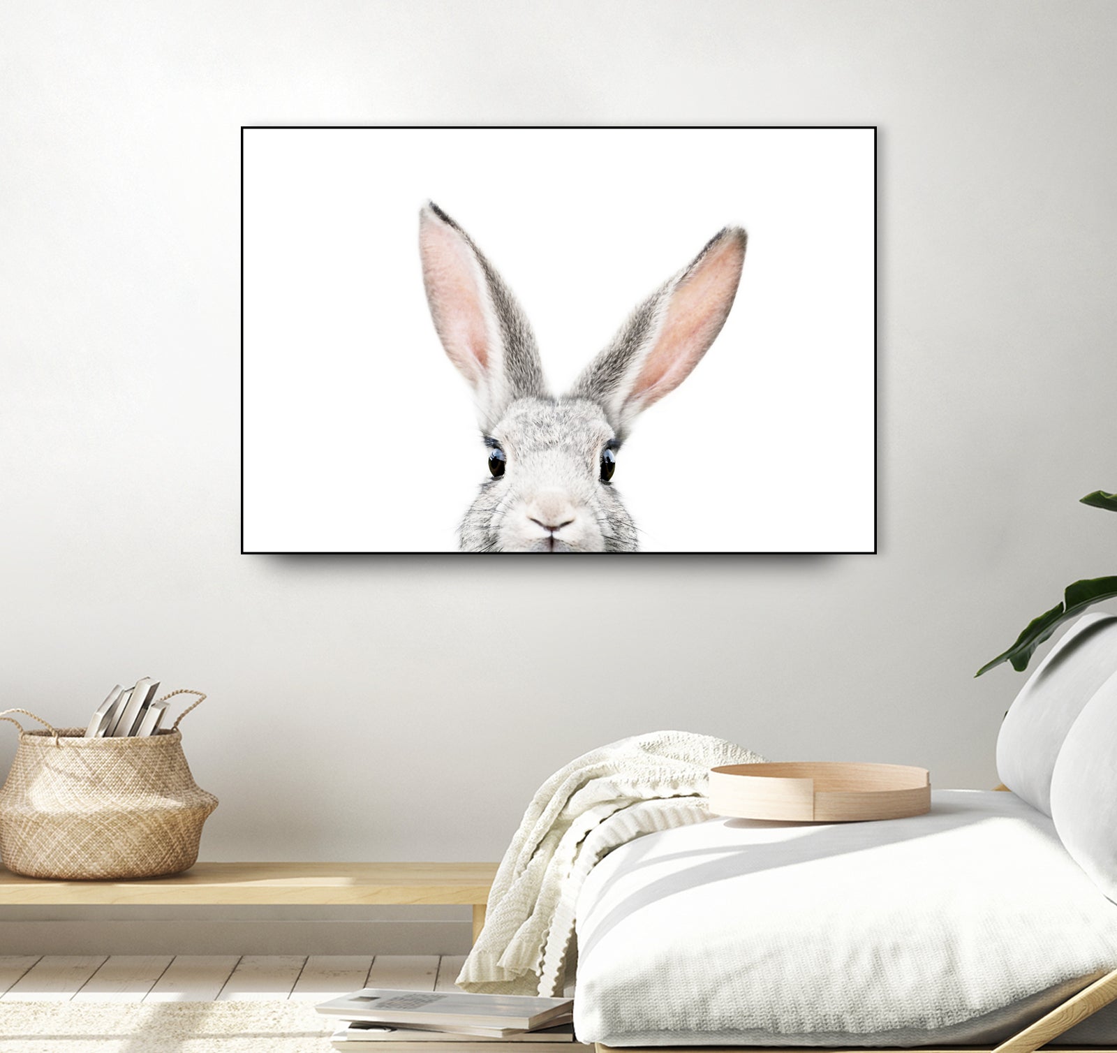 Bunny by Kathrin Pienaar on GIANT ART - gray photo manipulation