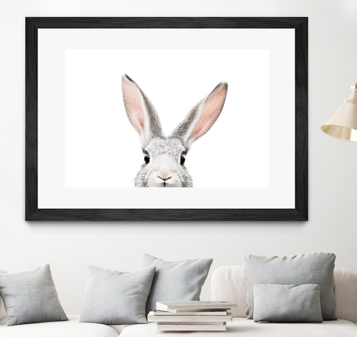 Bunny by Kathrin Pienaar on GIANT ART - gray photo manipulation