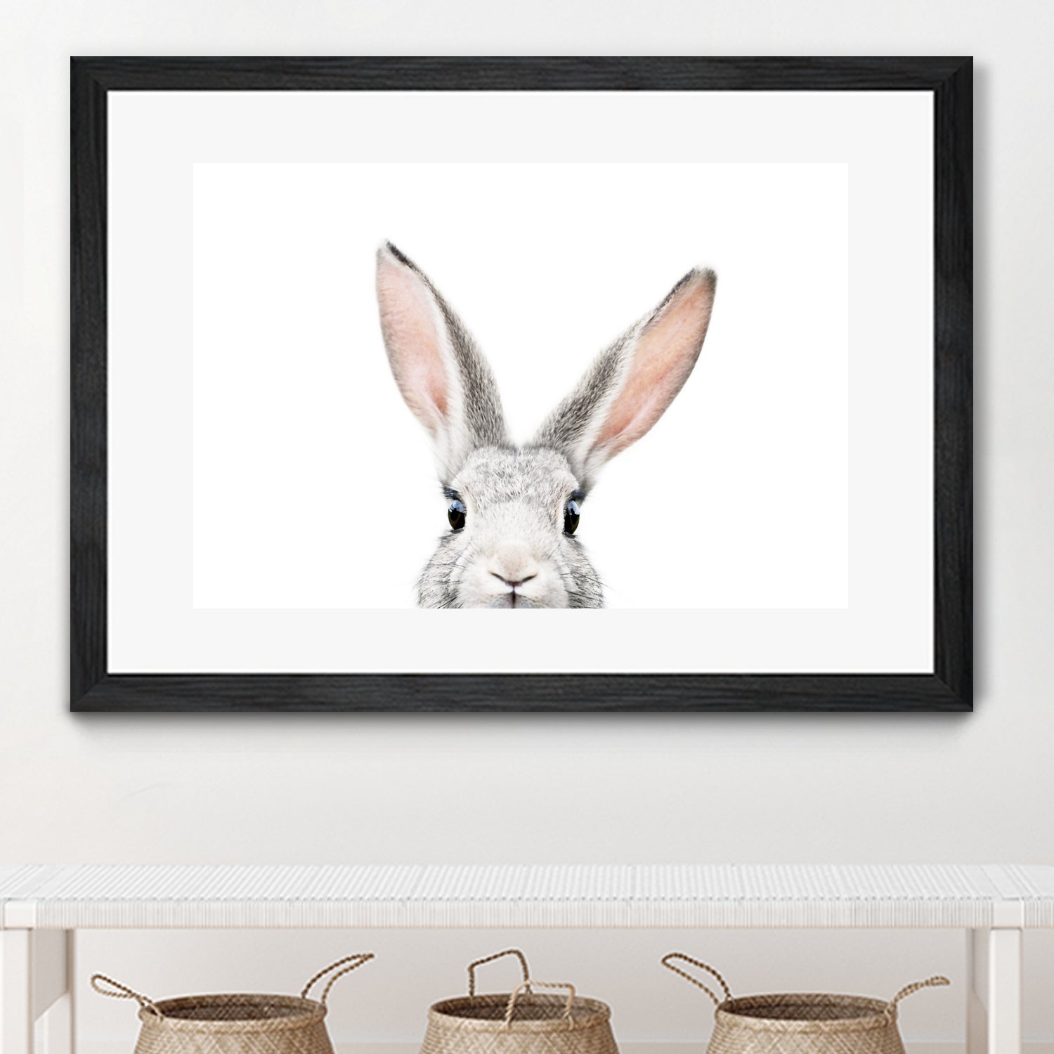 Bunny by Kathrin Pienaar on GIANT ART - gray photo manipulation