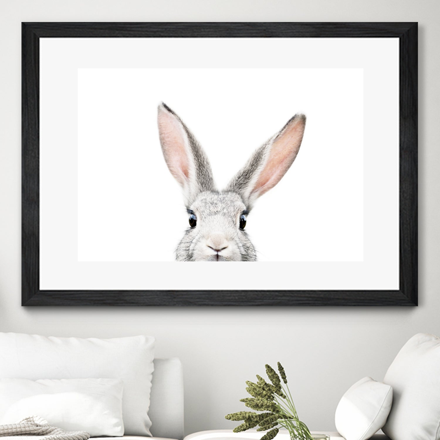 Bunny by Kathrin Pienaar on GIANT ART - gray photo manipulation